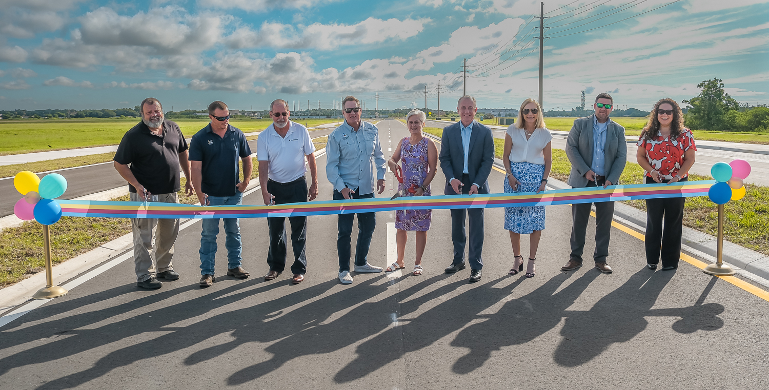 Government Officials during Neovation Way's Ribbon Cutting Ceremony